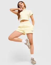 Ribbed Shorts - Damen, Gelb - female - Size: M