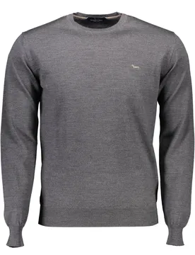 Herren Langarmpullover Grau HRG001030478_GRIGIO_901
