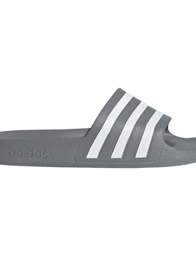 Claquettes Adilette Aqua Grey Heather / Ftwr White EU 46 Homme - Adidas - FashionsVida