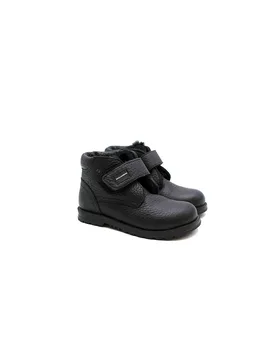 Black leather velcro strap boots - Dolce & Gabbana - FashionsVida