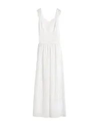 Maxi-Kleid Damen Weiß 32 Damen