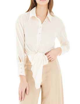 KOCCA Camicia con fiocco BURRO L