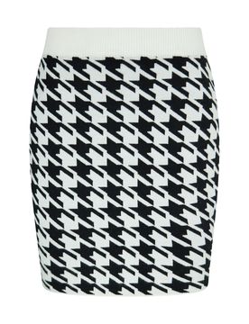 ROCKEASY Falda negro / blanco