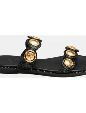 Sandalia plana de mujer con dos tiras - Makis Kotris - FashionsVida