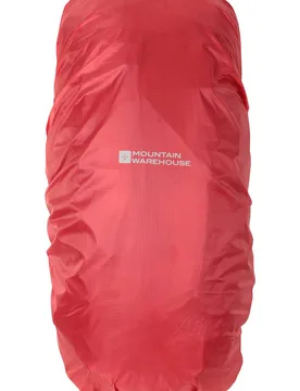 Unisex Waterproof Packable Durable Outdoor 35L-55L Medium Rucksack Rain Cover in Orange - Orange - Size: One Size - Mountain Warehouse - FashionsVida