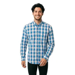 Camicia A Maniche Lunghe 1078010 Vibrant Blue 2XL