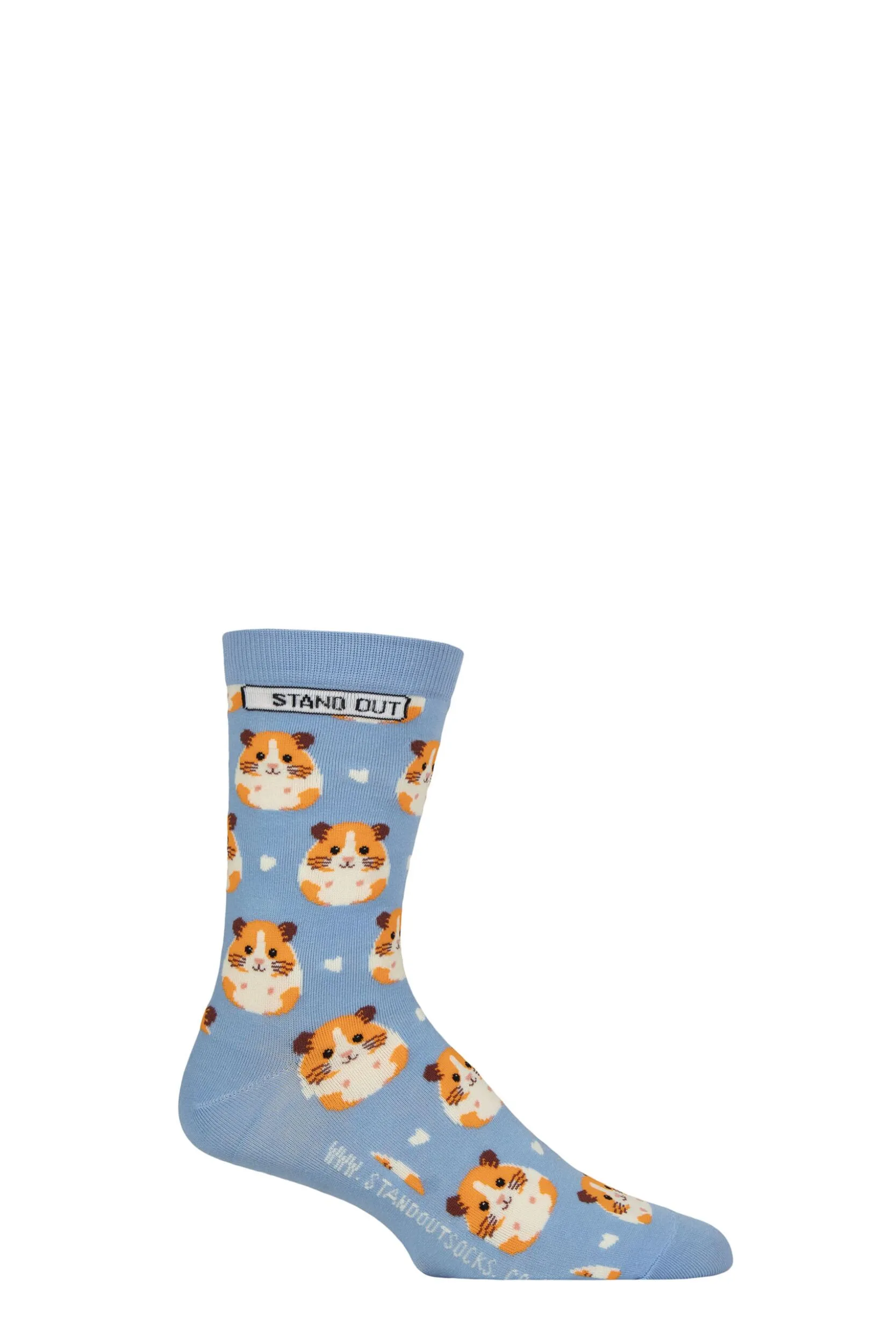 Pair Hamster Cotton Socks Hamster 8-12 - Multi Coloured - Size: 8-12 - Stand Out Socks - FashionsVida