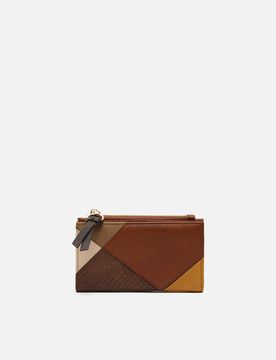Abeya petit porte-monnaie imprimé patchwork