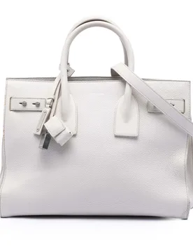 Small Grained Calfskin Supple Sac De Jour Satchel - Saint Laurent - FashionsVida