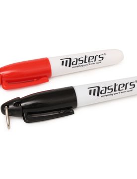 Makierungsstifte (2er-Pack), schwarz/rot