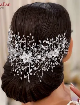 YouLaPan Rhinestone Headband Bride Wedding Hair Accessories Ornament Alloy Flower Bridal Tiara Handmade Woman Headpiece HP286 - Aliexpress - FashionsVida