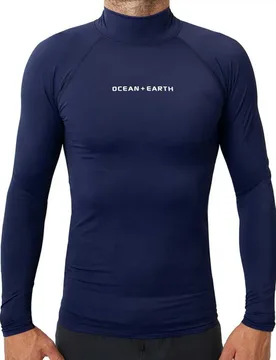 Rash Guard Manches Longues Script Midnight S - Ocean & Earth - FashionsVida