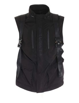 Gilet con zaino removibile