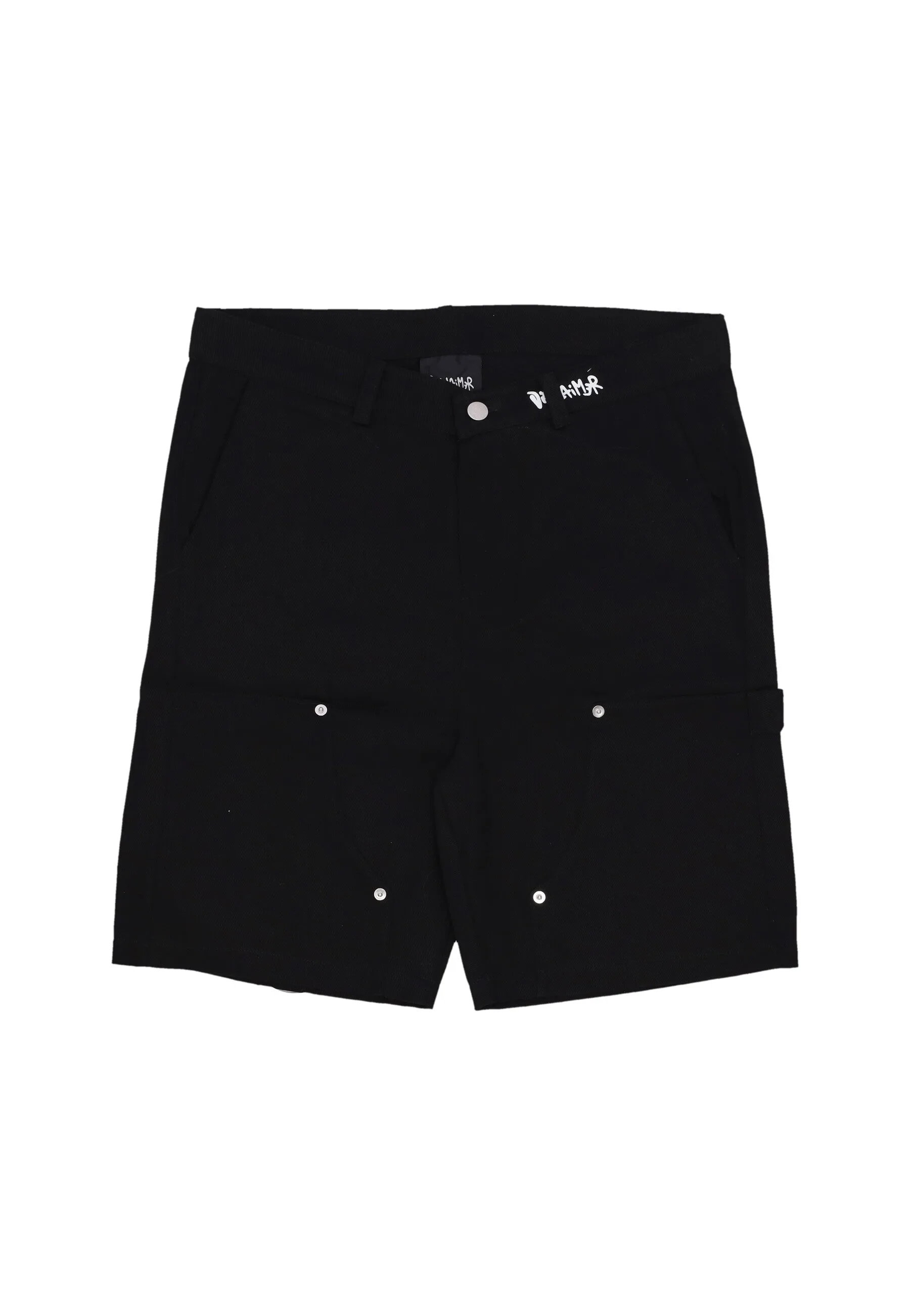 Pantalone Corto Uomo Logo Short Black - DISCLAIMER - FashionsVida