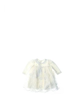Abito con pizzo AVORIO 068/6M