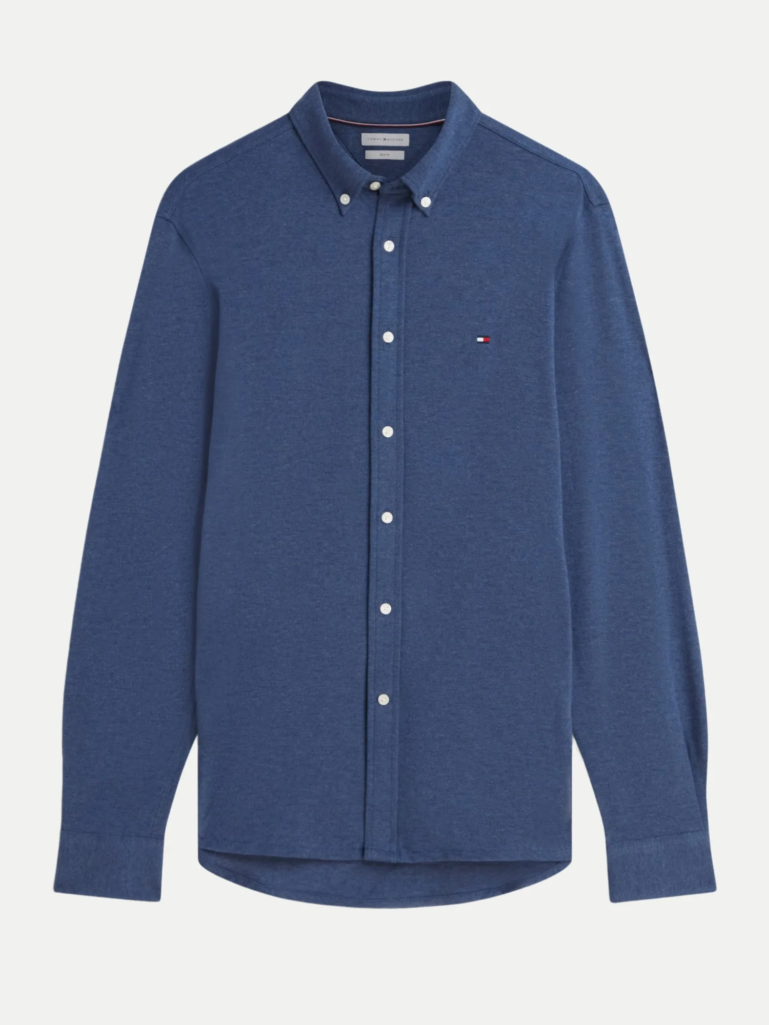 Pique-Hemd mit Logo Blau M - Tommy hilfiger - FashionsVida