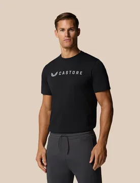 Graphic Lifestyle T-shirt - Black BLACK XS male - Castore - FashionsVida