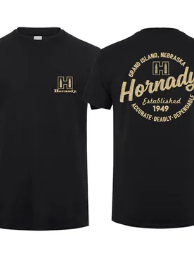 Fashion Tees Men T Shirt Casual Oversized Breathable Hornady H Stamp Logo T-shirt Graphic Youth Cloth Streetwear S-3XL - Aliexpress - FashionsVida