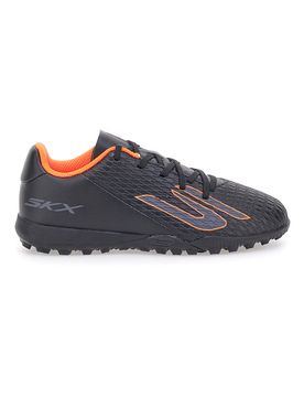 Scarpe calcio nero arancio con suola turf Jr Youth TF 33
