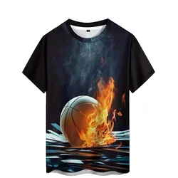New Personalized Horror Element Men's 3D Printed Short-Sleeve T-Shirt - Crew Neck Top