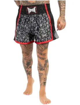Shorts De Boxe Thaï Camino Black / Red / White XL