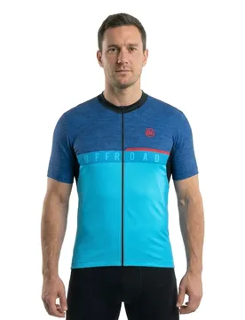 Maglia A Maniche Corte Agordo Blue - Bicycle Line - FashionsVida