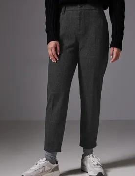 Street One Karierte Chino female Grau