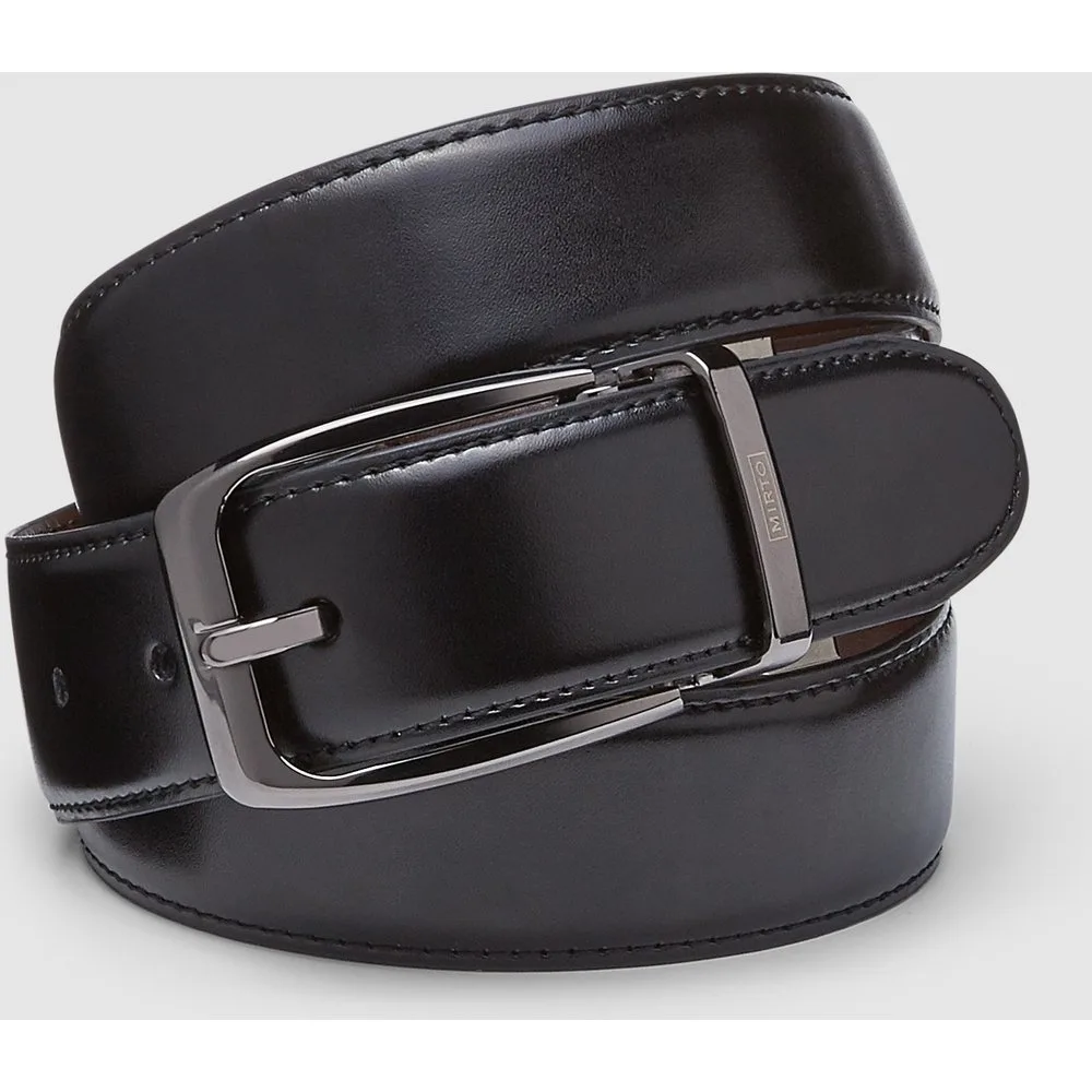 Cinturón de hombre reversible. Hecho en España - Mirto - FashionsVida