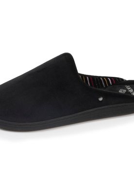 Chaussons mules Noir intérieur rayures noir 40