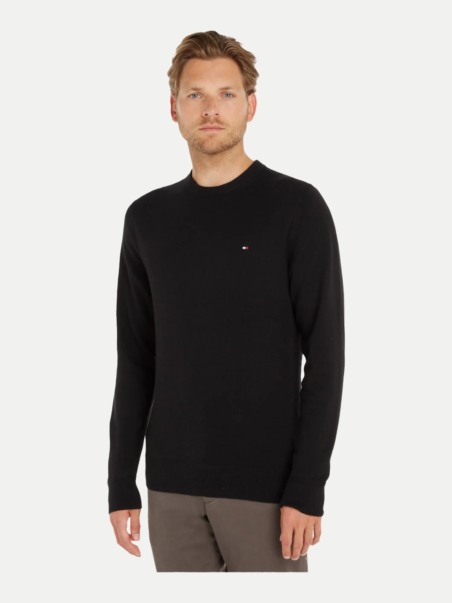 Pullover mit Logo Stickerei Schwarz XXL - Tommy hilfiger - FashionsVida