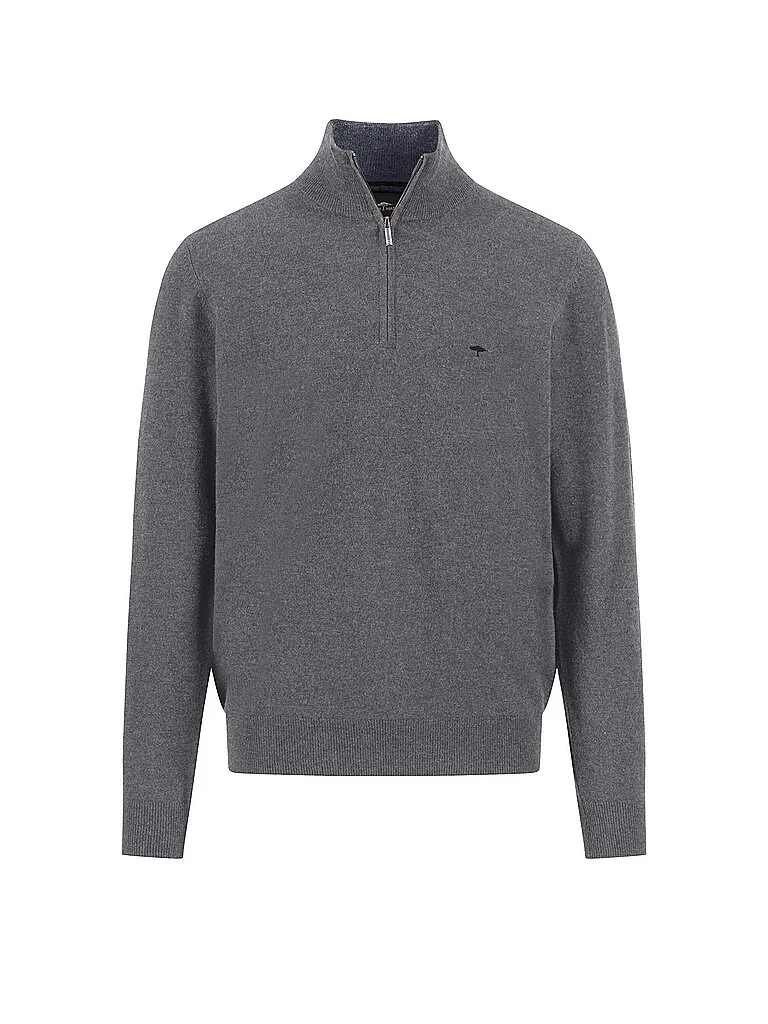 Pullover Troyer grigio XL - Fynch-Hatton - FashionsVida