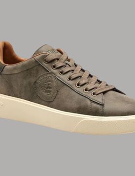 Sneakers Nabuk con Soletta Removibile Suola EVA Comfort Taupe