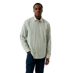 Camicia A Maniche Lunghe T261282 Stripe Blue L