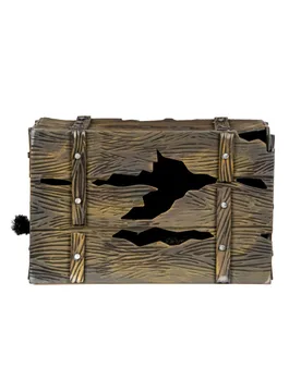 Kiste mit Licht- und Soundeffekt und versteckter Kreatur braun 46x30 cm - ESPA - FashionsVida
