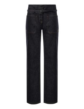 Courreges Jeans dritti in denim