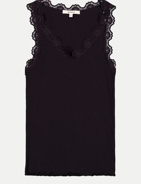 Garcia Regular-Fit Top Schwarz M