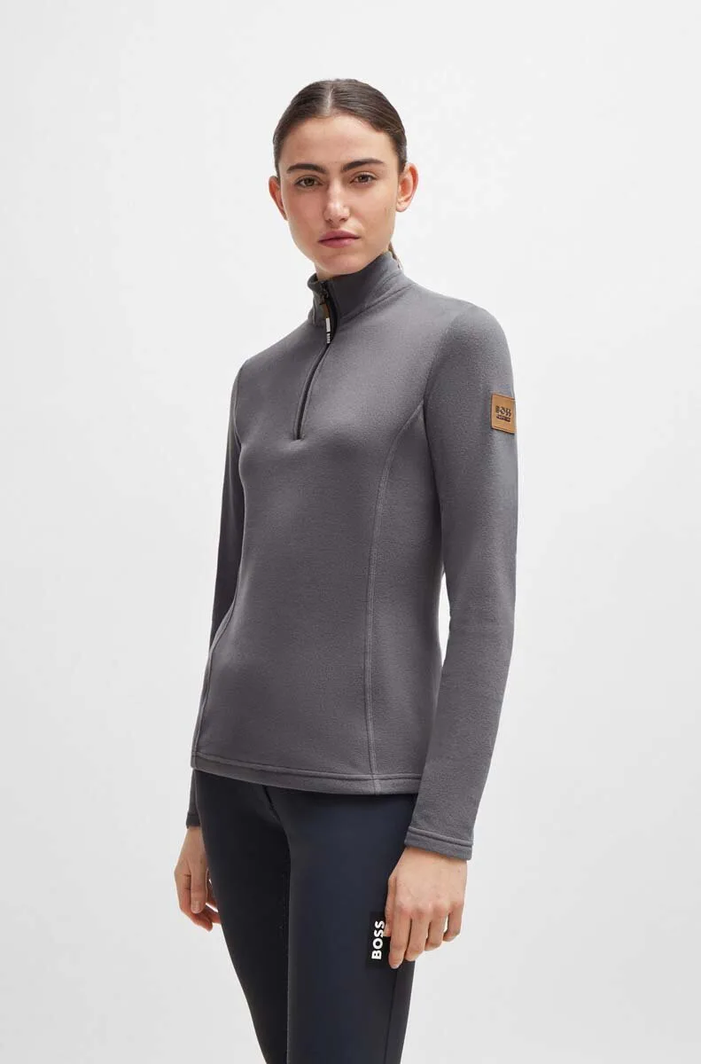 Equestrian Damen Fleeceshirt NIKA grey M - BOSS - FashionsVida