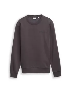 Printed crew neck sweater male
