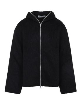 Felpa con cappuccio con zip completo