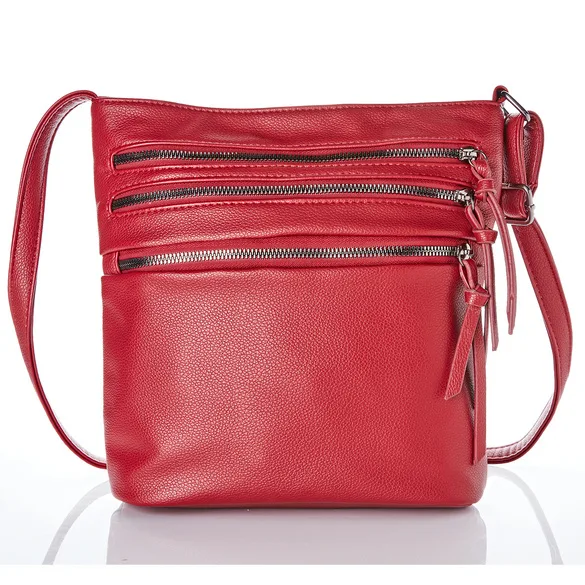 Handtasche "Vicki" mit RFID-Schutz bordeaux - 3Pagen - FashionsVida