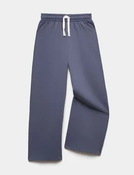 Cotton Rich Acid Wash Pyjama Bottom Joggers (6-16 Yrs) Navy male - M&S - FashionsVida