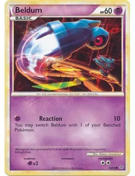 Pokemon HS Unleashed 44/95 Beldum - Pokémon - FashionsVida