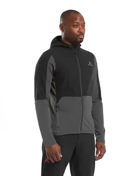 Felpa Con Cappuccio Softshell Esker Cave Trail Black
