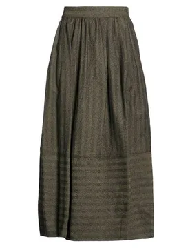 Falda midi Mujer Verde militar 34,36,38 Mujer - Gentryportofino - FashionsVida
