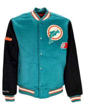 Giubbotto College Uomo Nfl Team Legacy Varsity Jacket Miadol Teal/black