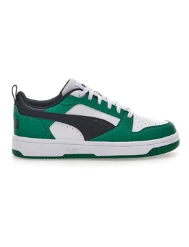 Sneakers Bianche e Verdi Con Stringa Laterale Rebound V6 LO JR 38½ - Puma - FashionsVida