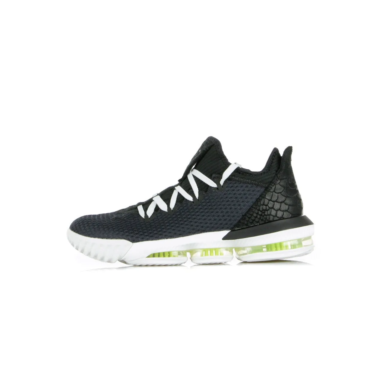 Scarpa Basket Uomo Lebron Xvi Low Black/black/summit White/volt - NIKE NBA - FashionsVida