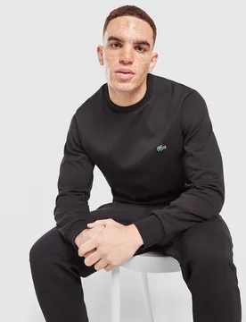 Mens Double Knit Crew Sweatshirt - Nero, nero nero Uomo taglia 3/S - Lacoste - FashionsVida