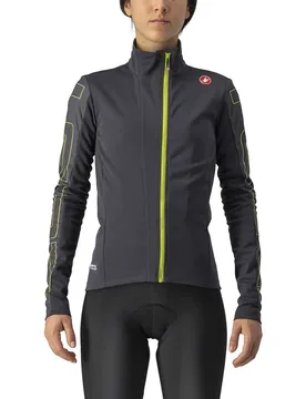 Giacca Transition Gore-tex Infinium™ Dark Grey / Brilliant Yellow - Castelli - FashionsVida