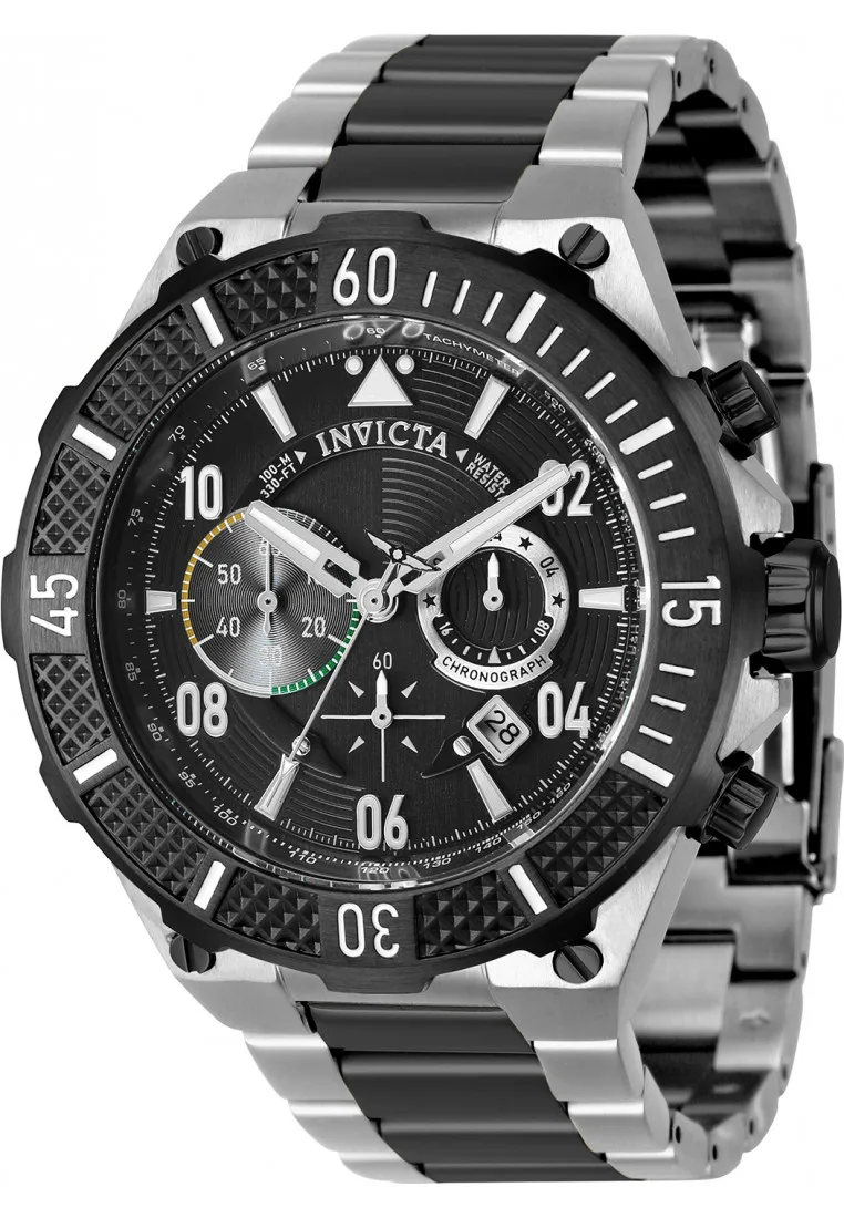 In-40511 Mens Aviator Watch - Silver - One Size - Invicta - FashionsVida